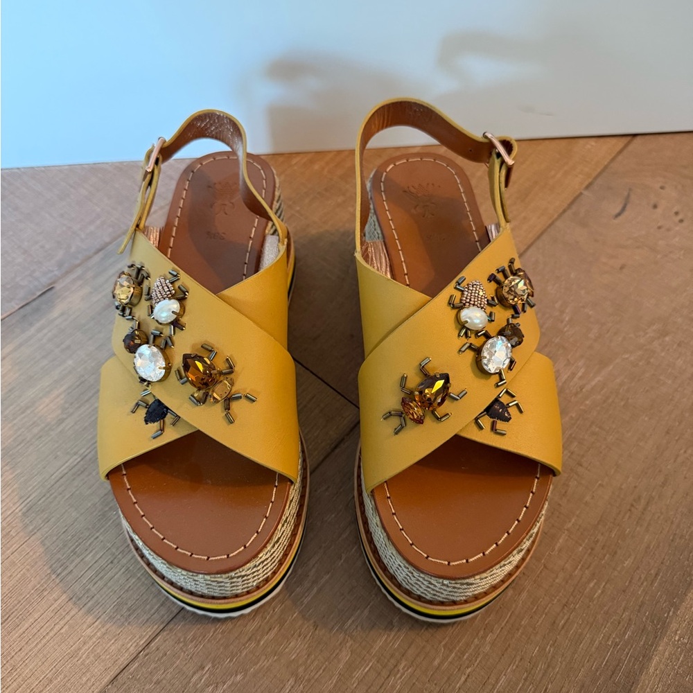 Platform Embellished Sandals